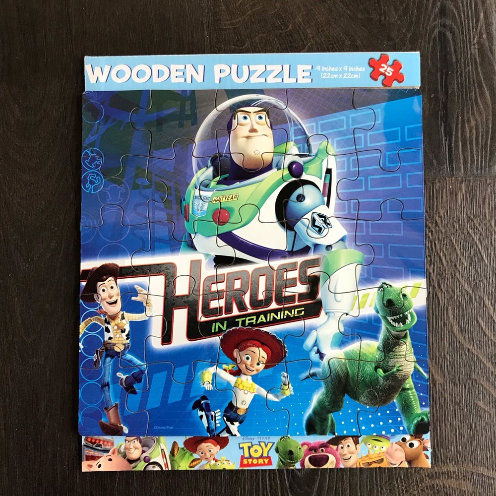 25 piece toy story wooden puzzle
